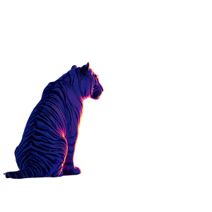 Majestic Cyber Tiger Vinyl Car Decal Sticker – Waterproof & UV-Resistant 6.826666666666667" Majestic Cyber Tiger Vinyl Car Decal Sticker – Waterproof & UV-Resistant 6.826666666666667"