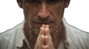 Praying In Rain V3 Vinyl Car Decal Sticker – Waterproof & UV-Resistant 5.4