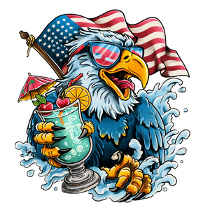 Bold Eagle Tattoo Vinyl Car Decal Sticker – Waterproof & UV-Resistant 6.826666666666667"