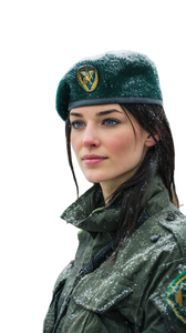 Proud Female Soldier Vinyl Car Decal Sticker – Waterproof & UV-Resistant 9.706666666666667"