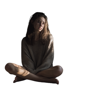 Melancholic Teenager Vinyl Car Decal Sticker – Waterproof & UV-Resistant 6.826666666666667"