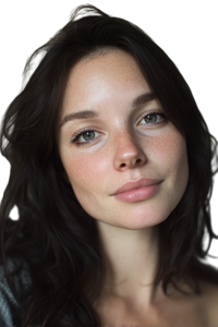 Beautiful Woman Portrait V66 Vinyl Car Decal Sticker – Waterproof & UV-Resistant 8.96"