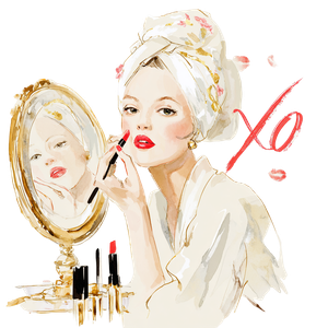 Glamorous Lipstick Moment Vinyl Car Decal Sticker – Waterproof & UV-Resistant 3.4133333333333336"