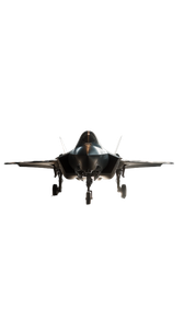 F-35 Close-Up Vinyl Car Decal Sticker – Waterproof & UV-Resistant 9.706666666666667"