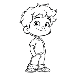 Edward Coloring Page V2 Vinyl Car Decal Sticker – Waterproof & UV-Resistant 6.826666666666667"