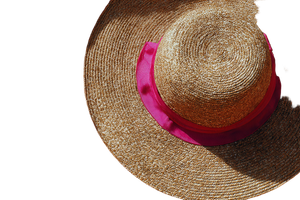 Sun Hat On Beach Vinyl Car Decal Sticker – Waterproof & UV-Resistant 5.97333333333333