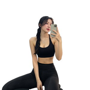 Korean Gym Girl V2 Vinyl Car Decal Sticker – Waterproof & UV-Resistant 3.4133333333333336"