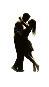 Romantic Rain Dance Vinyl Car Decal Sticker – Waterproof & UV-Resistant 9.706666666666667"