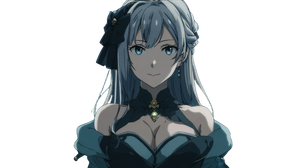 Anime Cyber Maiden Vinyl Car Decal Sticker – Waterproof & UV-Resistant 2.72"