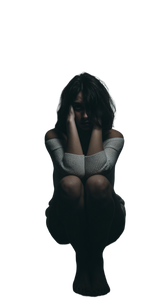 Anxious Woman Sitting V2 Vinyl Car Decal Sticker – Waterproof & UV-Resistant 4.8533333333333335" Anxious Woman Sitting V2 Vinyl Car Decal Sticker – Waterproof & UV-Resistant 4.8533333333333335"