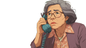 Scared Chilean Woman Vinyl Car Decal Sticker – Waterproof & UV-Resistant 2.72"