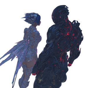 Digital Avatars Clash Vinyl Car Decal Sticker – Waterproof & UV-Resistant 6.826666666666667"