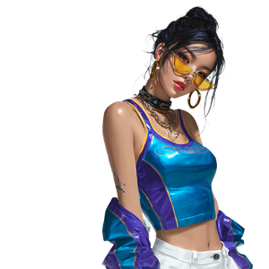 Stylish Korean Model V12 Vinyl Car Decal Sticker – Waterproof & UV-Resistant 3.4133333333333336"