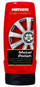 Mothers Metal Polish 05112 California Gold; For Cleaning/Polishing Metal; 12 Ounce Bottle; Liquid Mothers Metal Polish 05112 California Gold; For Cleaning/Polishing Metal; 12 Ounce Bottle; Liquid