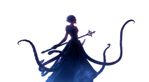 Ethereal Alien Goddess V6 Vinyl Car Decal Sticker – Waterproof & UV-Resistant 2.72"