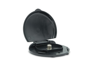 B&B Molders TV Cable Entry Plate | Single Cable | F-Style Coax Connection | Made in USA | UV Stable | Original Factory Parts B&B Molders TV Cable Entry Plate | Single Cable | F-Style Coax Connection | Made in USA | UV Stable | Original Factory Parts
