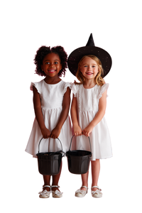Girls In Halloween Attire Vinyl Car Decal Sticker – Waterproof & UV-Resistant 4.4