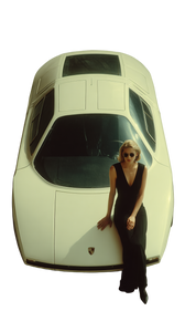 Retro Futurism Fashion Vinyl Car Decal Sticker – Waterproof & UV-Resistant 4.8533333333333335"