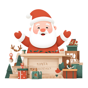 Santa'S Workshop Sign Vinyl Car Decal Sticker – Waterproof & UV-Resistant 6.826666666666667" Santa'S Workshop Sign Vinyl Car Decal Sticker – Waterproof & UV-Resistant 6.826666666666667"
