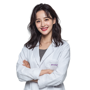 Smiling Korean Doctor Vinyl Car Decal Sticker – Waterproof & UV-Resistant 6.826666666666667"