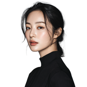 Stylish Korean Woman V39 Vinyl Car Decal Sticker – Waterproof & UV-Resistant 3.4133333333333336"