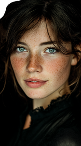 European Woman Portrait V12 Vinyl Car Decal Sticker – Waterproof & UV-Resistant 9.706666666666667"