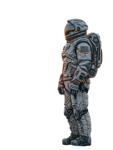 Astronaut On Asteroid Vinyl Car Decal Sticker – Waterproof & UV-Resistant 4.1066666666666665"