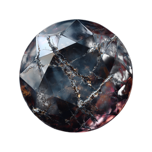 Flawed Gemstone Vinyl Car Decal Sticker – Waterproof & UV-Resistant 3.4133333333333336"