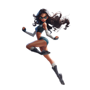Leggy Superhero Vinyl Car Decal Sticker – Waterproof & UV-Resistant 3.4133333333333336"
