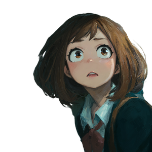 Ochako Uraraka Vinyl Car Decal Sticker – Waterproof & UV-Resistant 3.4133333333333336"