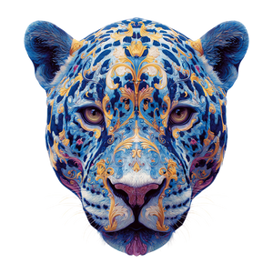 Baroque Jaguar Head V2 Vinyl Car Decal Sticker – Waterproof & UV-Resistant 6.826666666666667"