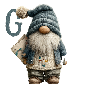 Gonk Gnome Illustration Vinyl Car Decal Sticker – Waterproof & UV-Resistant 3.4133333333333336"