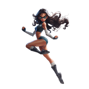 Leggy Superhero V2 Vinyl Car Decal Sticker – Waterproof & UV-Resistant 3.4133333333333336"