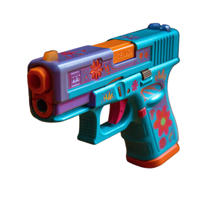 Toy Gun Vinyl Car Decal Sticker – Waterproof & UV-Resistant 3.4133333333333336"