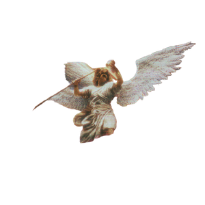 Falling Archangel Vinyl Car Decal Sticker – Waterproof & UV-Resistant 3.4133333333333336"