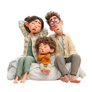 Frustrated Pixar Family Vinyl Car Decal Sticker – Waterproof & UV-Resistant 6.826666666666667"