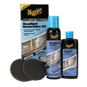 Meguiars Headlight Restoration Kit | 2-Step, Enhances Visibility, Protects for 12 Months Meguiars Headlight Restoration Kit | 2-Step, Enhances Visibility, Protects for 12 Months