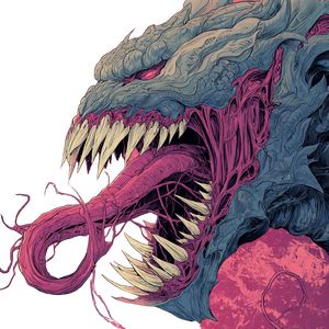 Kaiju Venom Vinyl Car Decal Sticker – Waterproof & UV-Resistant 3.4133333333333336"