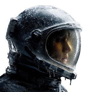 Icy Astronaut Helmet Vinyl Car Decal Sticker – Waterproof & UV-Resistant 3.4133333333333336"