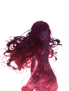 Ethereal Spirit Girl Vinyl Car Decal Sticker – Waterproof & UV-Resistant 8.213333333333333"