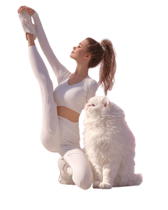 Graceful Stretching Pose Vinyl Car Decal Sticker – Waterproof & UV-Resistant 4.0"