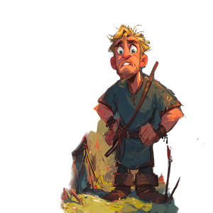 Confused Archer Vinyl Car Decal Sticker – Waterproof & UV-Resistant 3.4133333333333336"