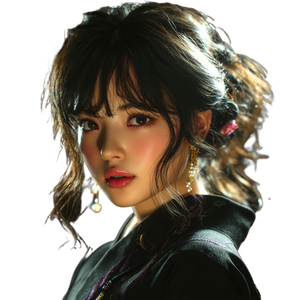 Beautiful Japanese Girl V13 Vinyl Car Decal Sticker – Waterproof & UV-Resistant 6.826666666666667"