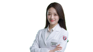 Korean Female Doctor V9 Vinyl Car Decal Sticker – Waterproof & UV-Resistant 2.72"
