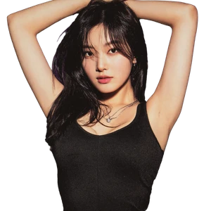 Kpop Star Pose Vinyl Car Decal Sticker – Waterproof & UV-Resistant 6.826666666666667"