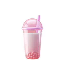 Cute Milk Tea V2 Vinyl Car Decal Sticker – Waterproof & UV-Resistant 8.0"