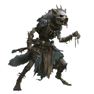 Undead Gnoll Vinyl Car Decal Sticker – Waterproof & UV-Resistant 3.4133333333333336"