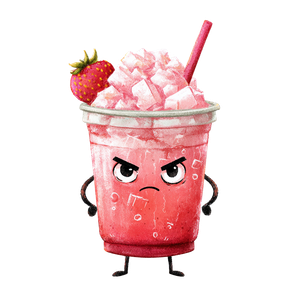 Sassy Drink Character Vinyl Car Decal Sticker – Waterproof & UV-Resistant 3.4133333333333336"