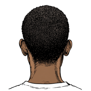 African American Man Vinyl Car Decal Sticker – Waterproof & UV-Resistant 3.4133333333333336"