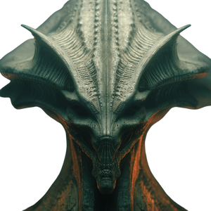 Eerie Vorlon Alien Vinyl Car Decal Sticker – Waterproof & UV-Resistant 3.4133333333333336"